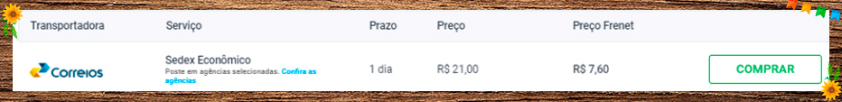 Preço do Frete: Campinas - São Paulo